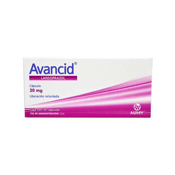 Avancid Lansoprazol 30 Mg C/14 Capsulas
