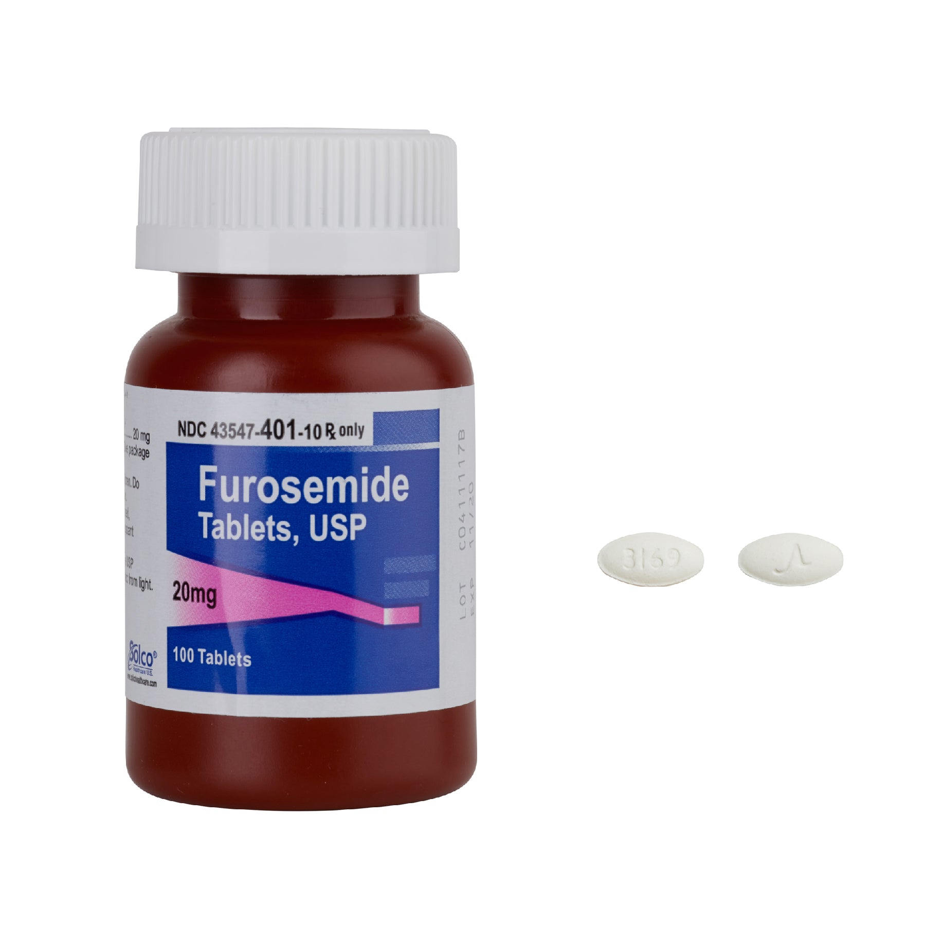 Furosemida 20 Mg 100 Ct