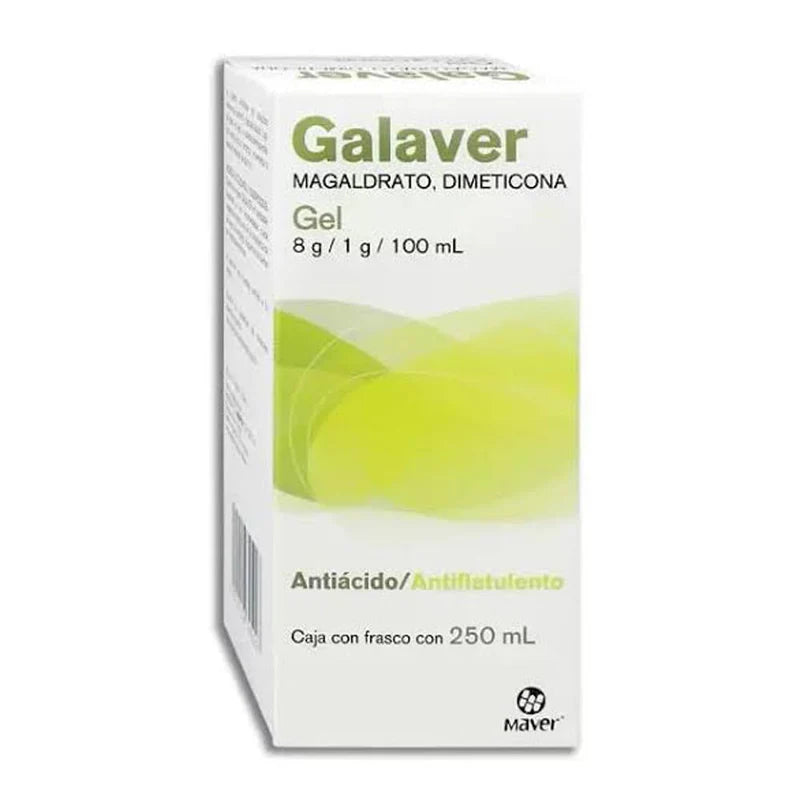 Galaver Gel (magaldrato/dimeticona) 250 Ml
