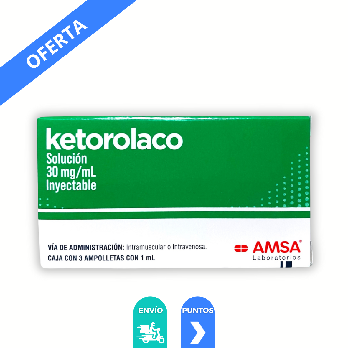 Ketorolaco 30mg/ml 3iny