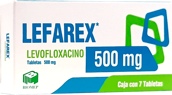 Lefarex (levofloxacino) 500mg 7ct
