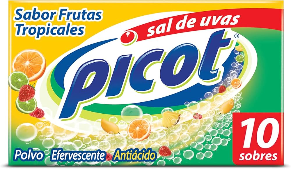 Sal de Uvas Picot Sabor Frutas Tropicales C/10sobres