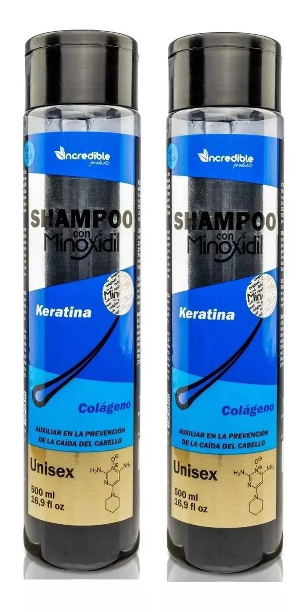 Shampoo con Minoxidil