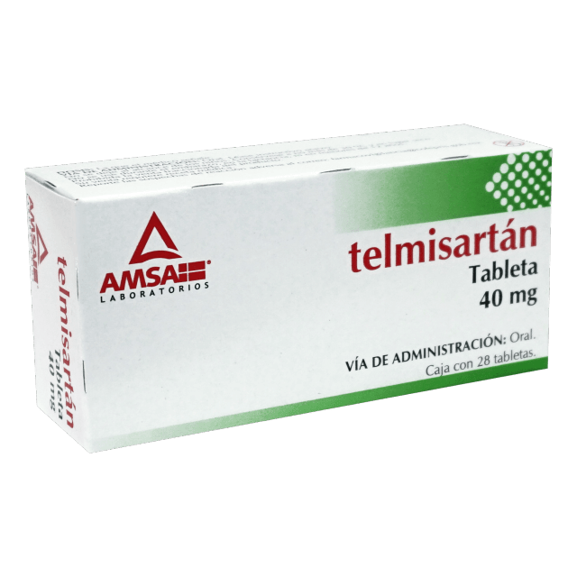 Telmisartan 40 Mg C/28 Tabletas